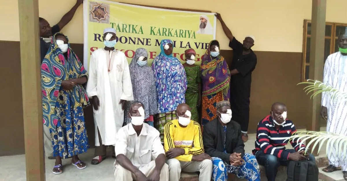 Les disciples karkaris togolais en lutte contre la cataracte
