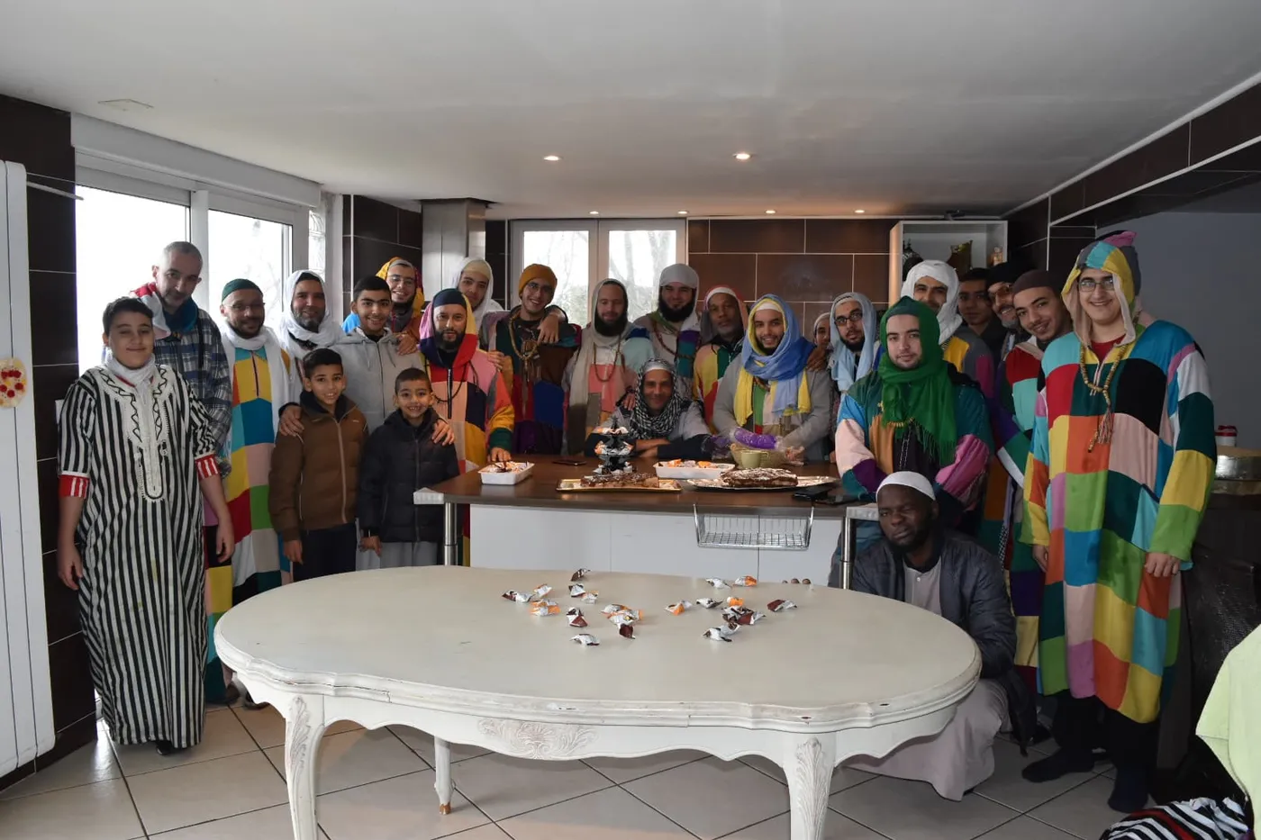 Goûter de départ à la zawiya de Lyon وجبة خفيفة للوداع في زاوية ليون