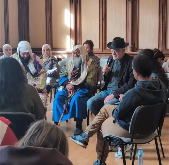 Le Shaykh et le rabbin lors des Assises du dialogue