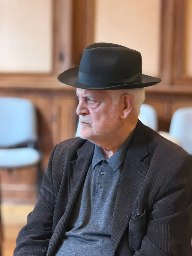 Portrait du rabbin Michel Serfaty lors des Assises fraternelles